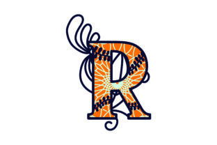 3D Layered Alpabet - R Embroidery Design Review