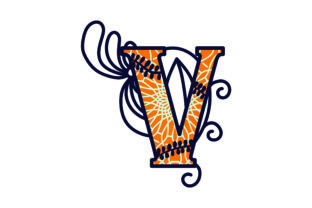 3D Layered Alpabet - V: A Bold Graphic Design Asset for Crafts and Creative Projects
