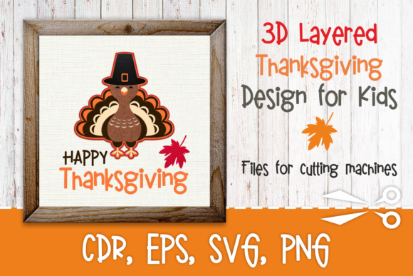 3D SVG Shapes for Thanksgiving Design: A Turkey-Focused Graphic Asset Review