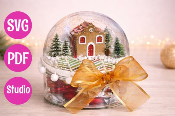 Christmas Village Miniature 3D SVG Review