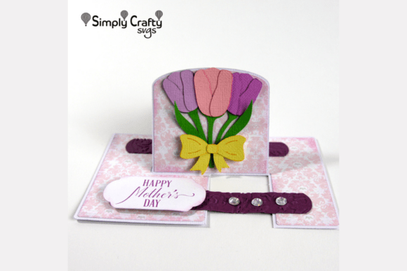 Tulips Trio Card SVG: A 3D SVG Review for Mother S Day Branding